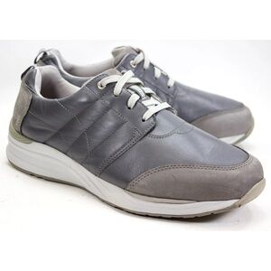 SAS Venture Mens US 10.5 WW Gray Leather Walking Tripad Comfort Casual Sneakers